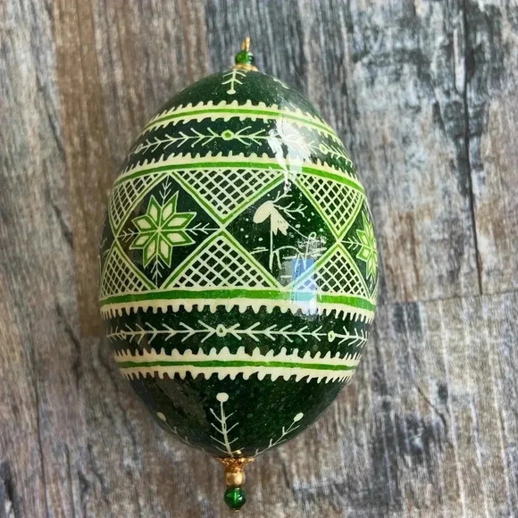 Treasure Nest | Hand - Crafted Pysanky/  Batik Egg - Picture 3 of 6